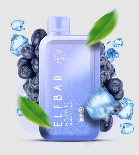 Elf Bar Raya D1 13000 Puff Blueberry ice