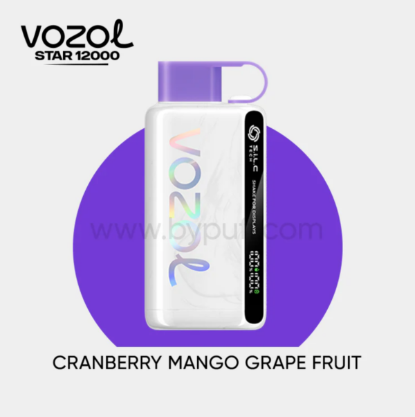 Vozol Star 12000 Cranberry Mango Grapefruit