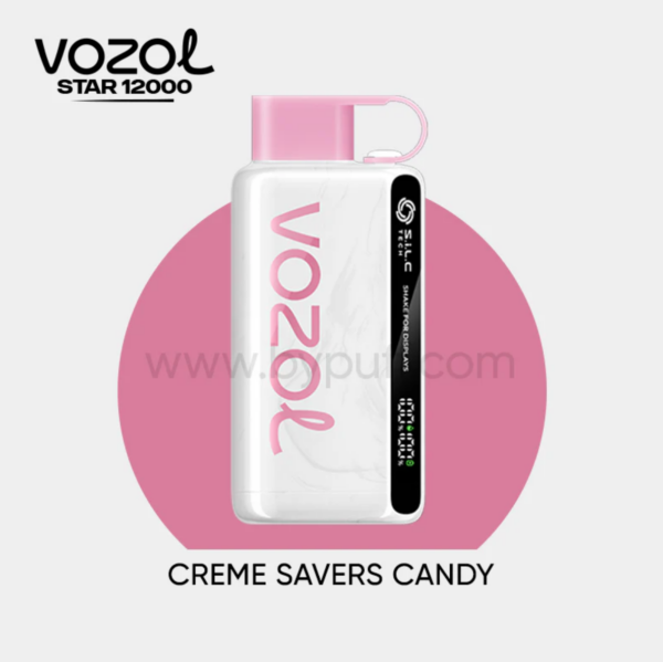 Vozol 12000 Creme Savers Candy