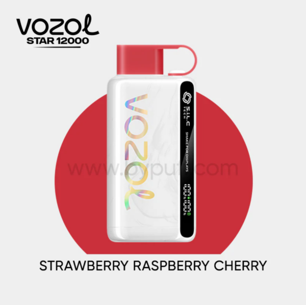 Vozol Star 12000 Strawberry Raspberry Cherry