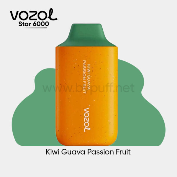 Vozol Star 6000 Kiwi Guava Passion Fruit