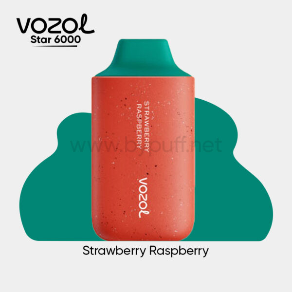 Vozol Star 6000 Strawberry Raspberry